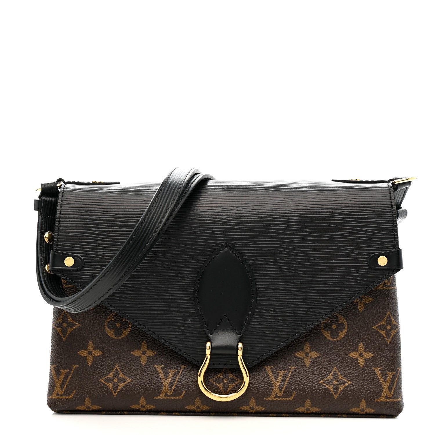Louis Vuitton Epi Monogram Saint Michel Black