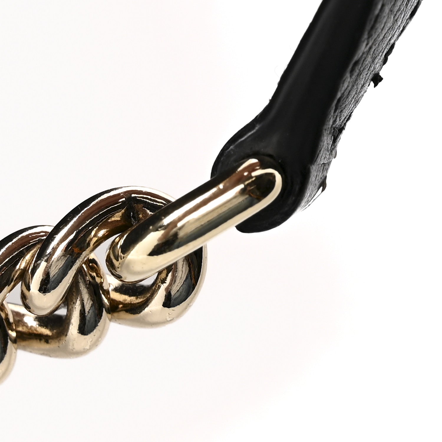 Gucci Pebbled Calfskin Medium Soho Chain Shoulder Bag Black