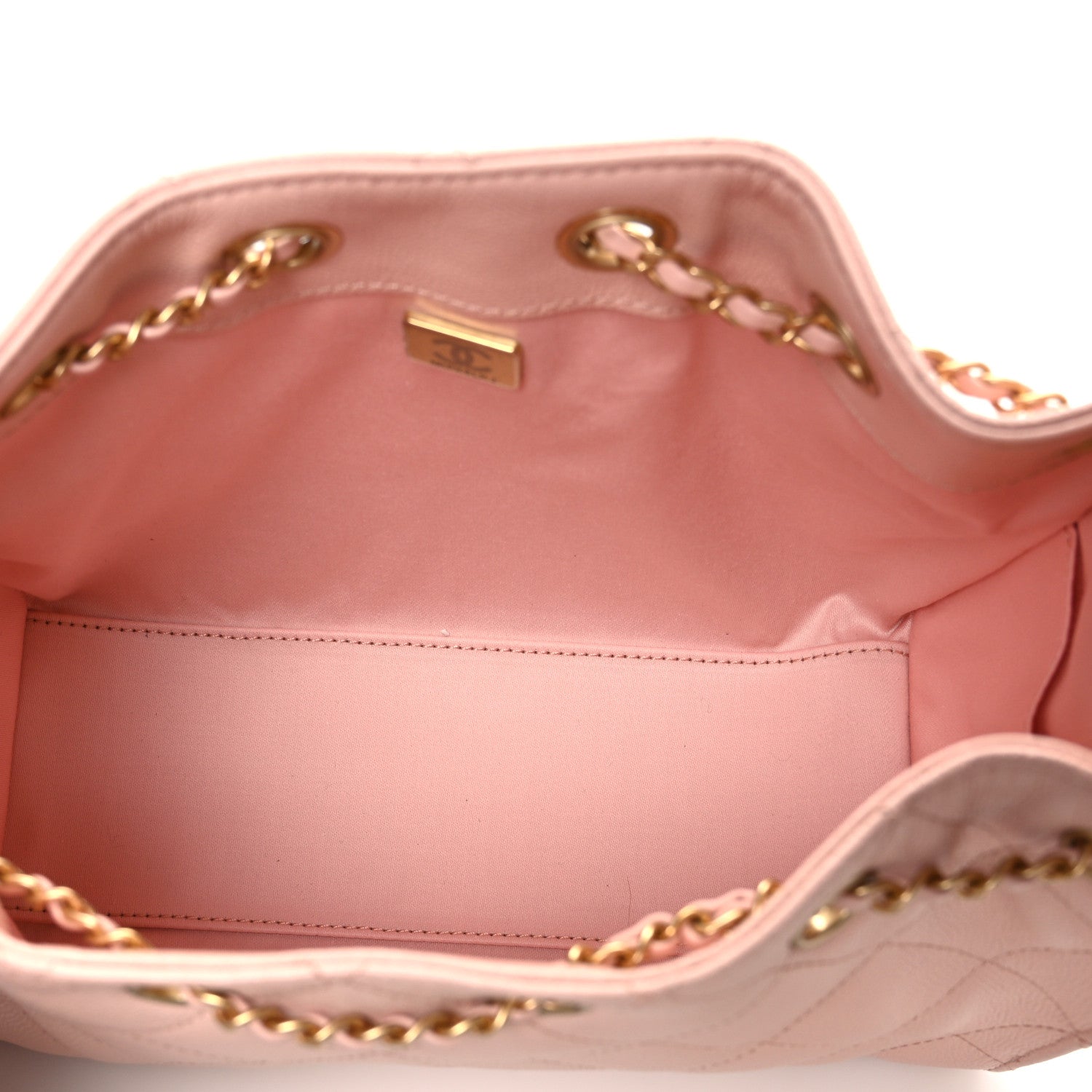 Chanel Caviar Quilted Mini Chanel 25 Handbag Light Pink