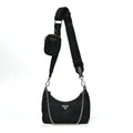 Prada Re-Nylon Saffiano Re-Edition 2005 Shoulder Bag Black