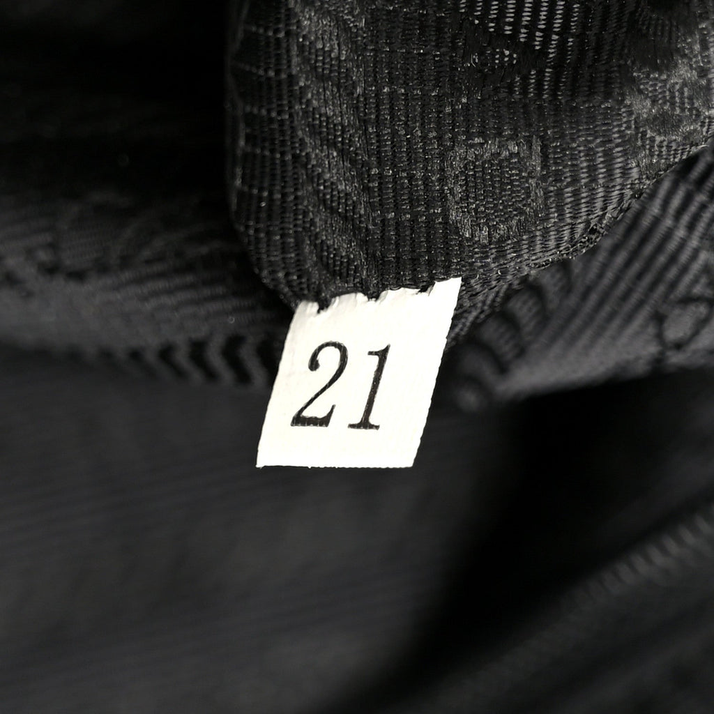 Prada Tessuto Nylon Messenger Bag Black