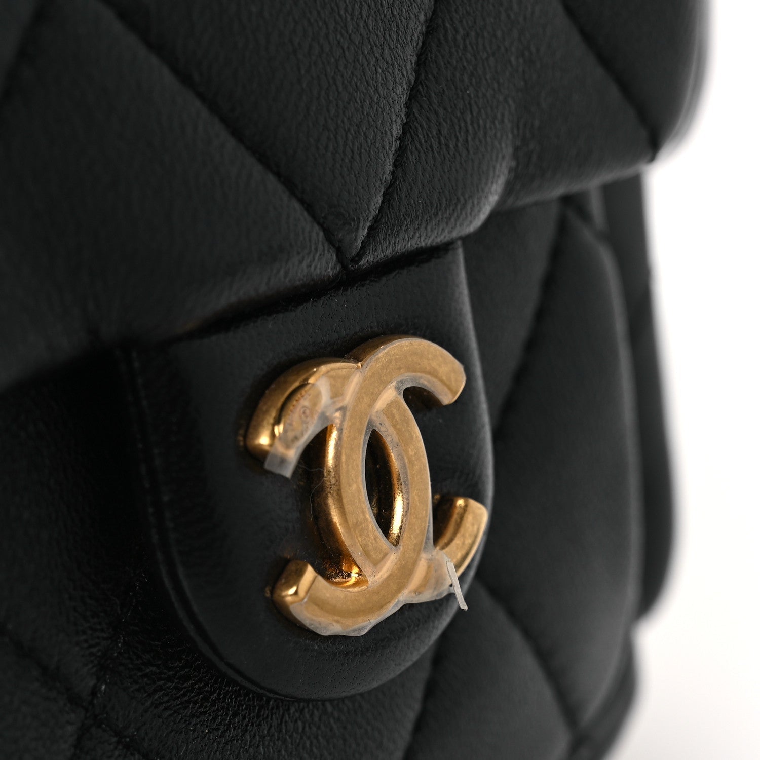 Chanel Shiny Lambskin Quilted Trendy Pockets Hobo Black