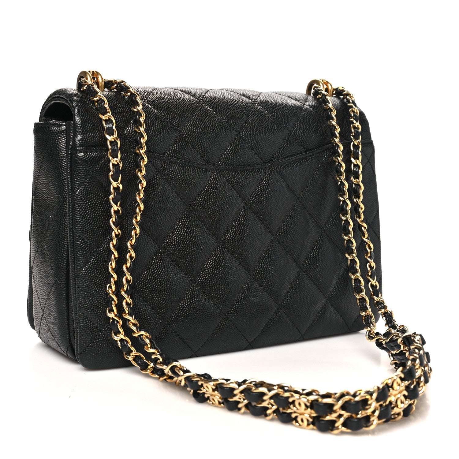 Chanel Caviar Quilted Coco First Flap Black