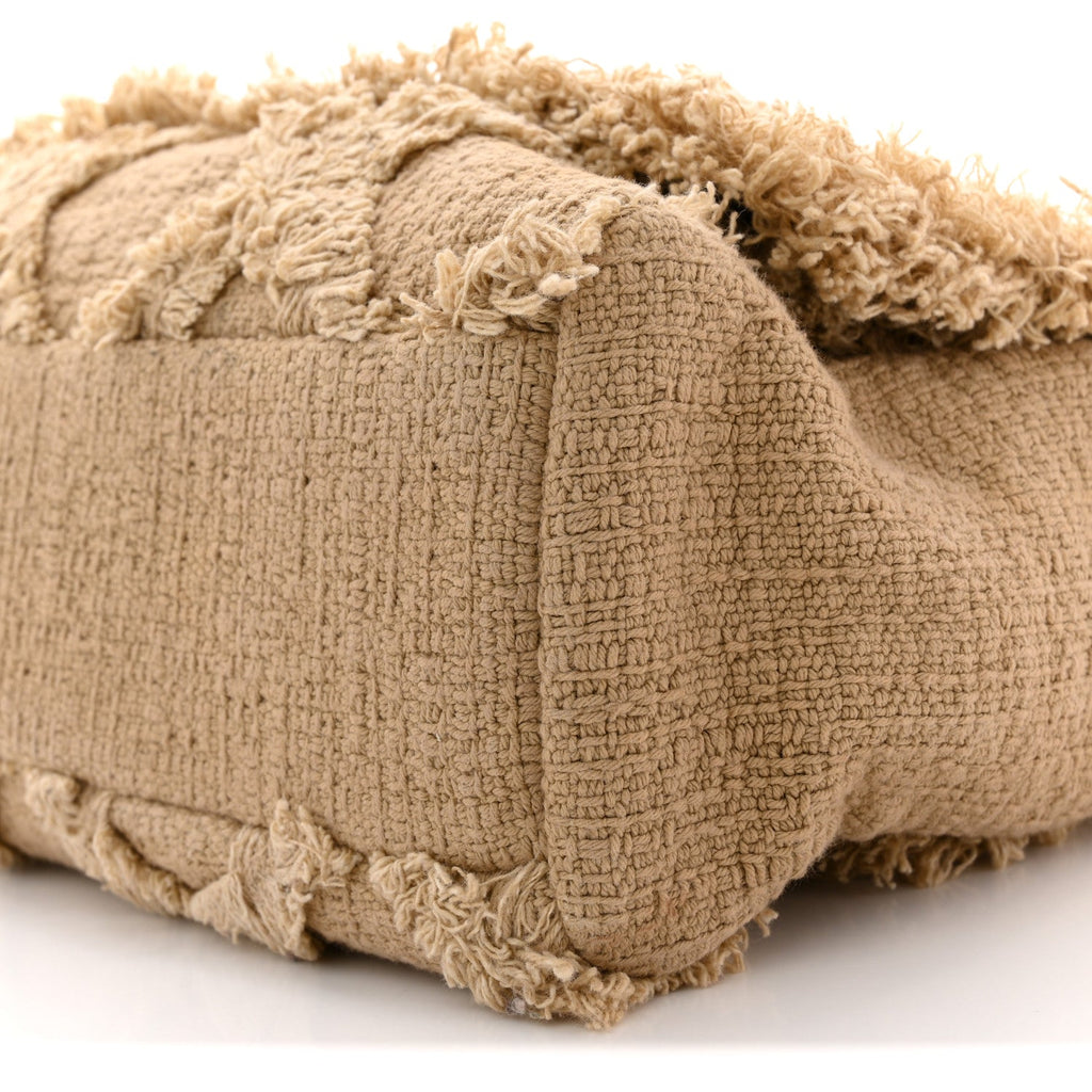 Chanel Tweed Nature Flap Dark Beige