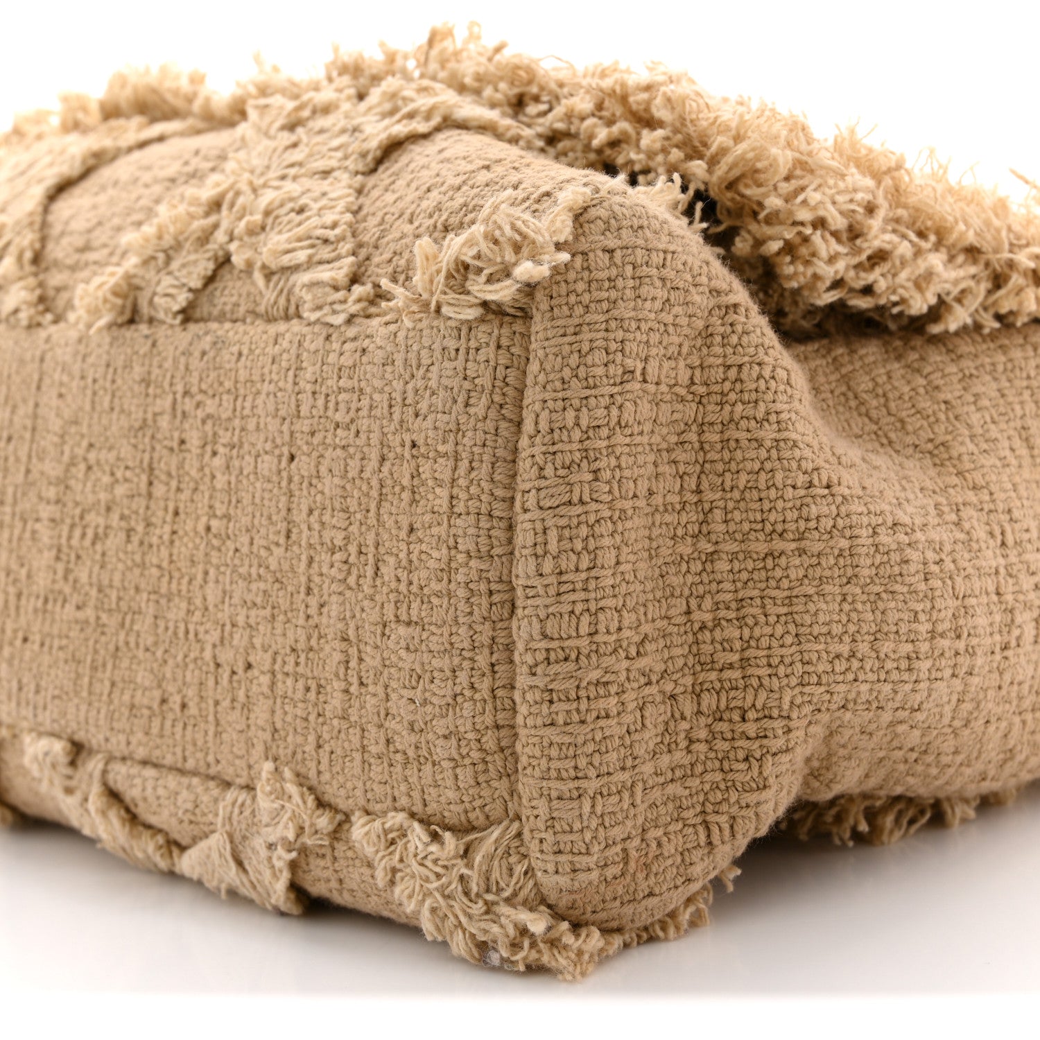 Chanel Tweed Nature Flap Dark Beige