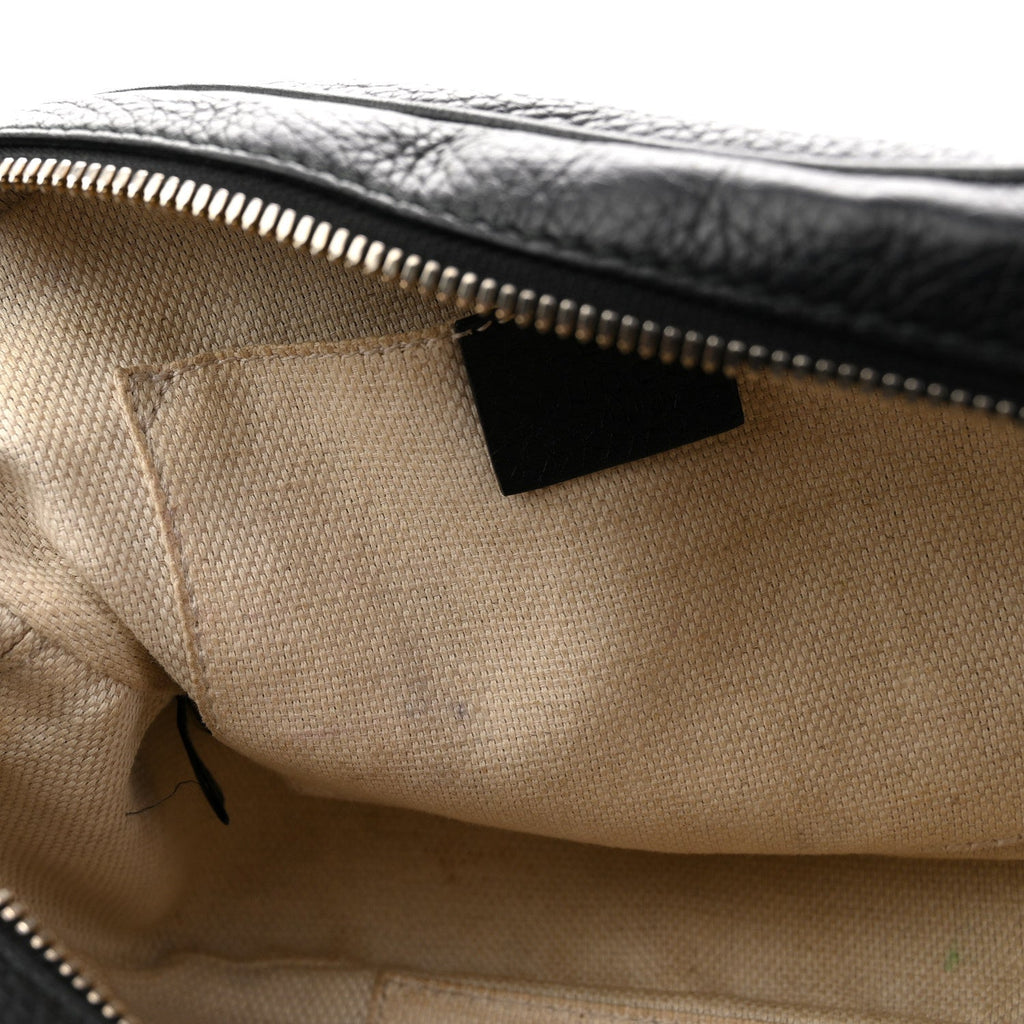 Gucci Pebbled Calfskin Small Soho Disco Bag Black
