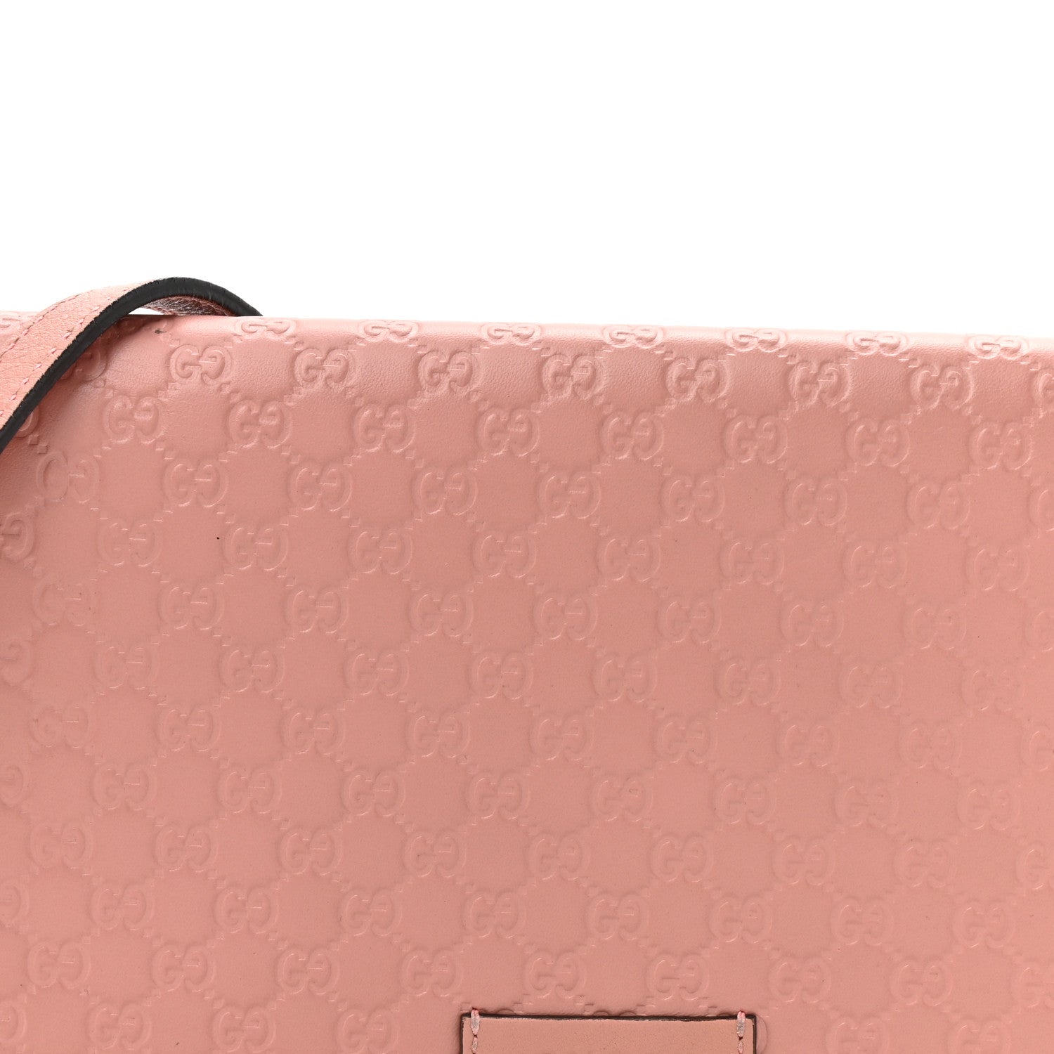 Gucci Microguccissima Crossbody Wallet Soft Pink