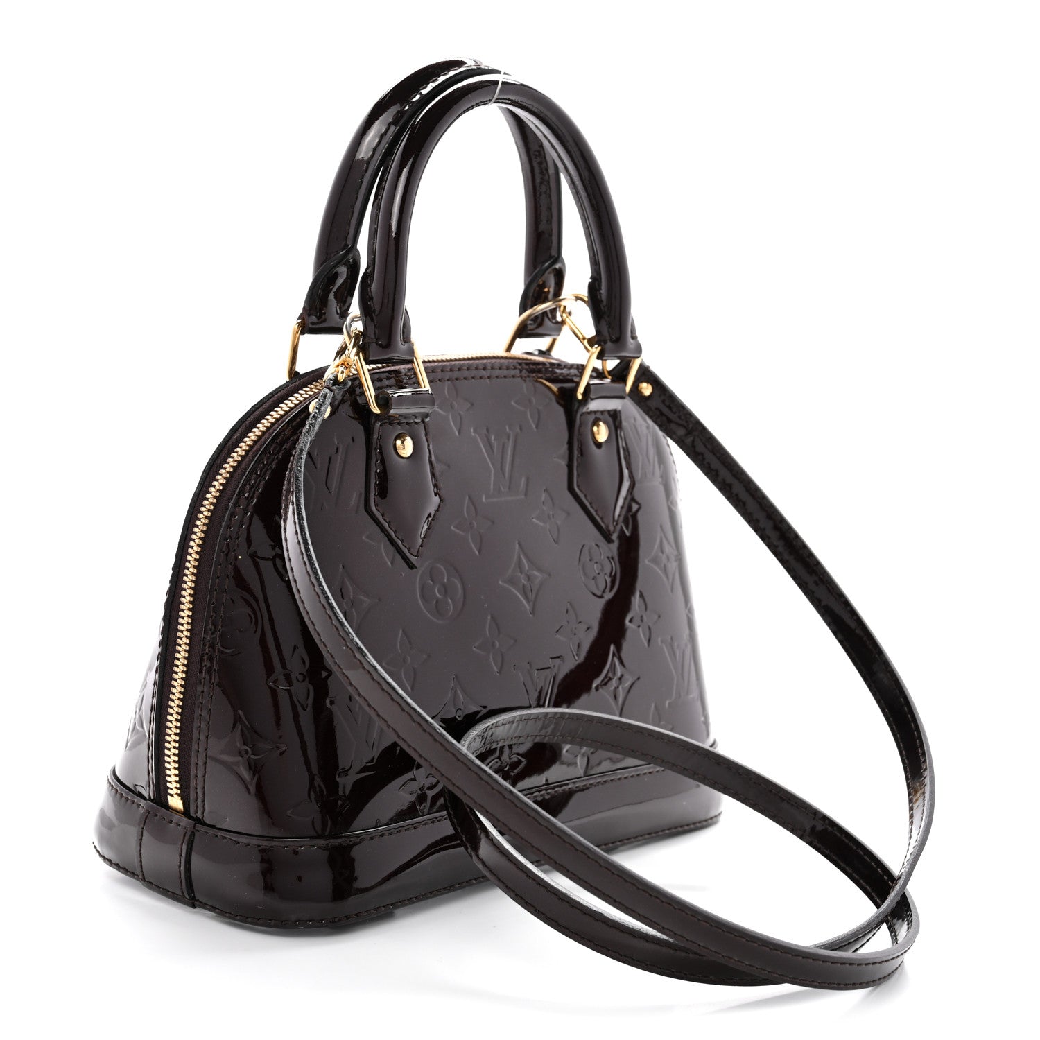 Louis Vuitton Vernis Alma BB Amarante