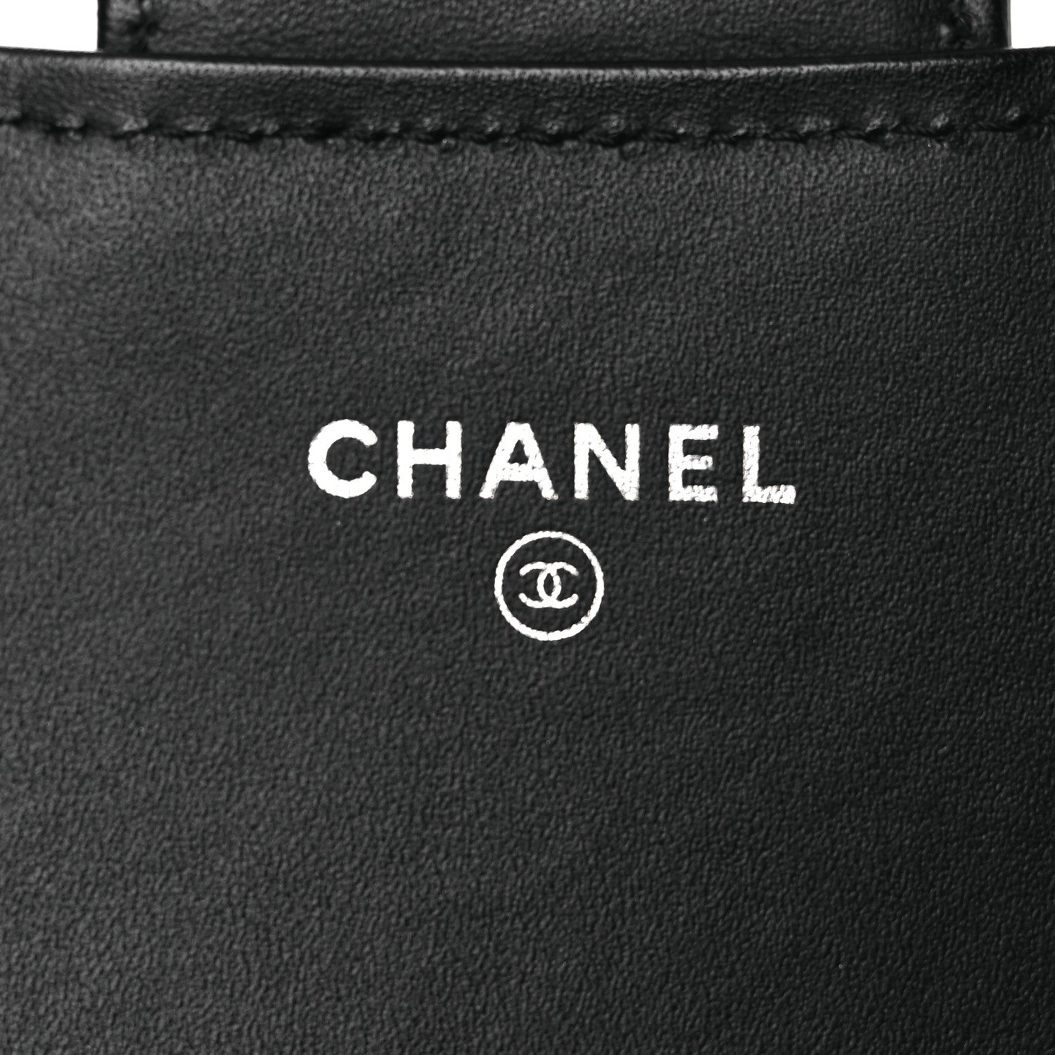 Chanel Patent Quilted Wallet On Removable Chain WOC Black