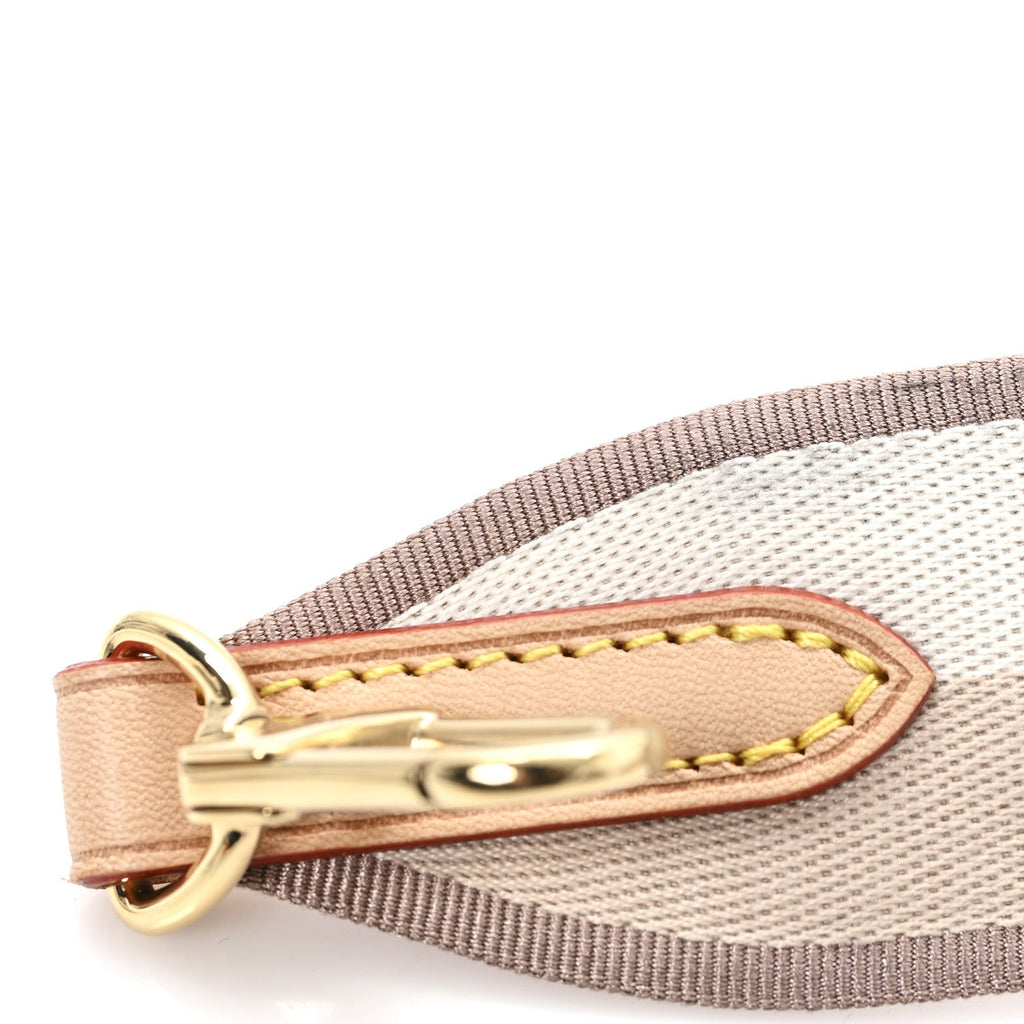 Louis Vuitton Jacquard Speedy Bandouliere 20 Shoulder Strap Beige