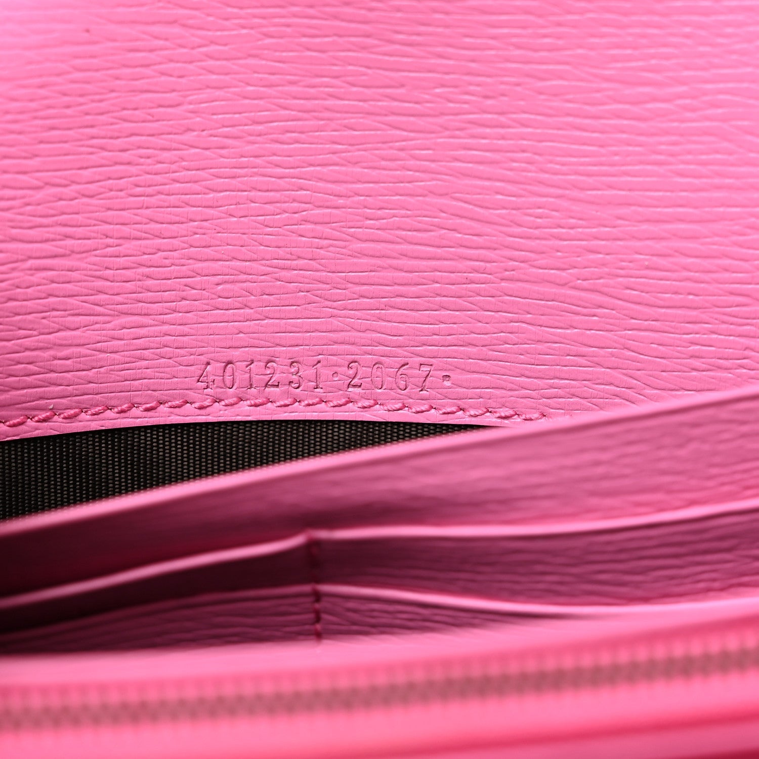 Gucci Calfskin Floral Print Mini Dionysus Chain Wallet Ivory Pink
