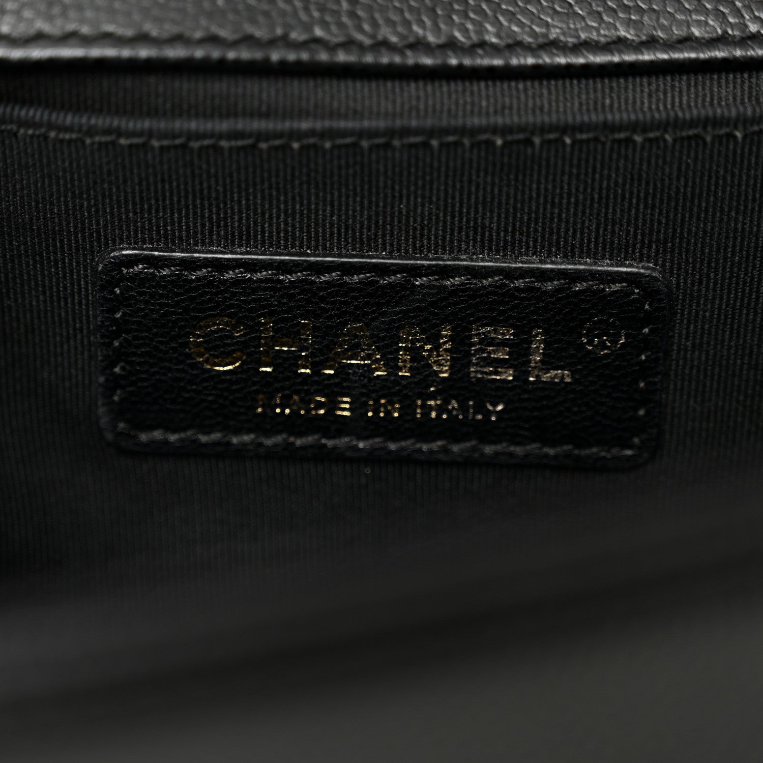 Chanel Caviar Quilted Medium Boy Flap Black