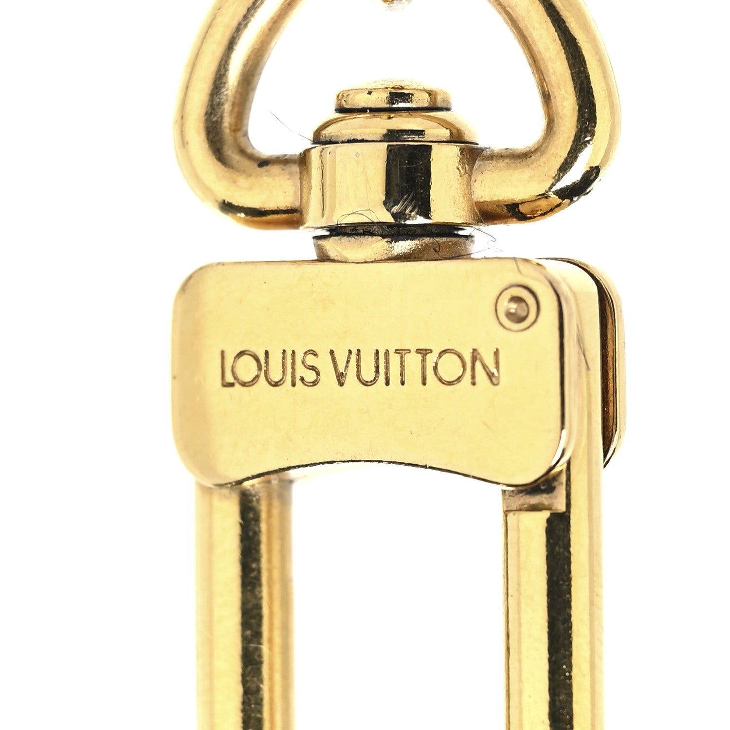 Louis Vuitton Pochette Extender Key Ring Gold