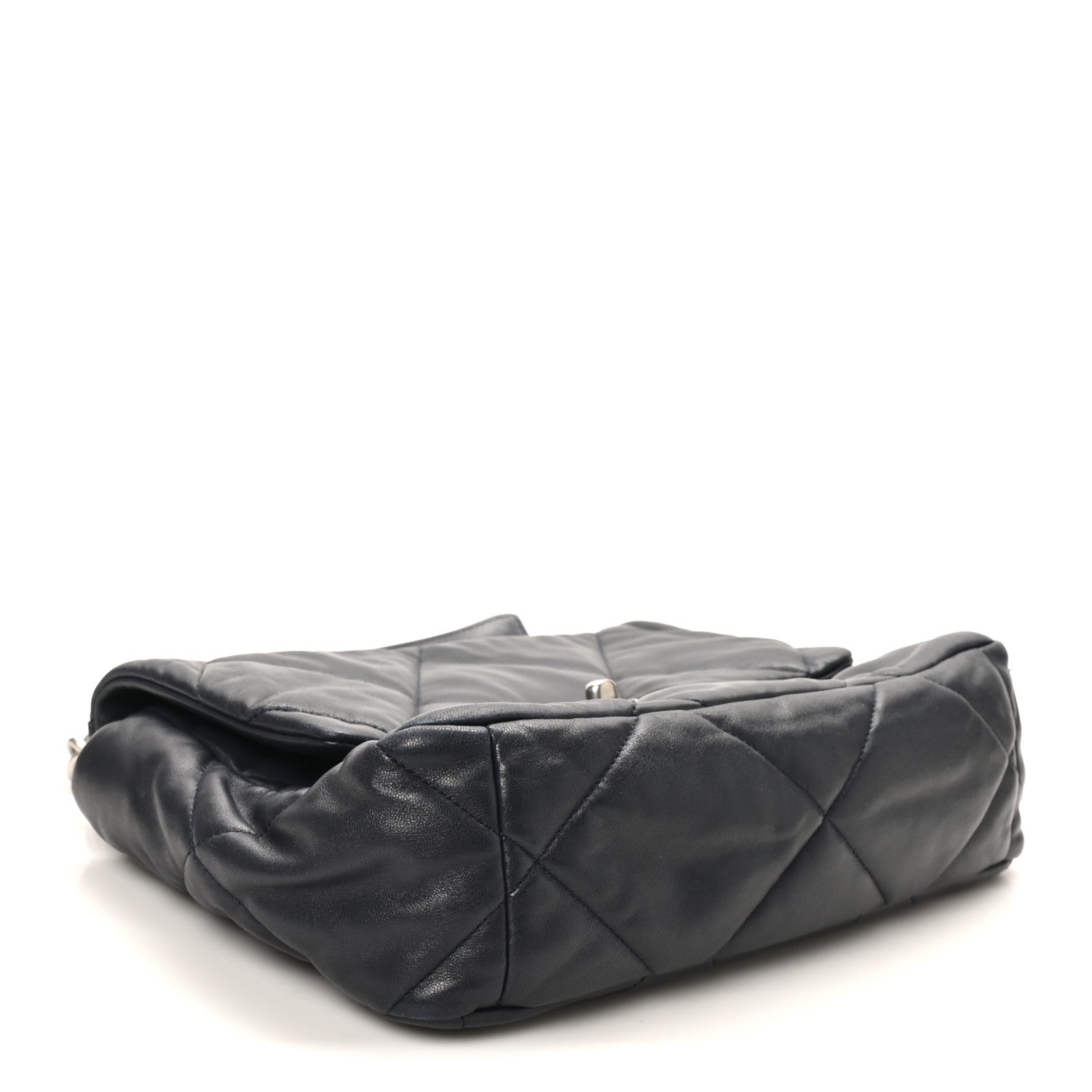 Chanel Lambskin Quilted Large Chanel 19 Flap Black