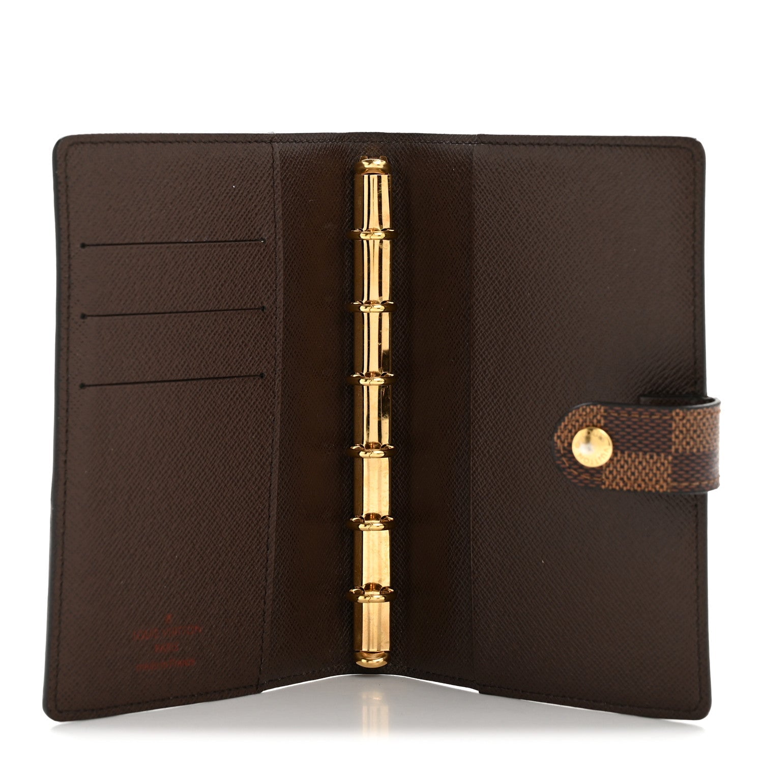 Louis Vuitton Damier Ebene Small Ring Agenda Cover