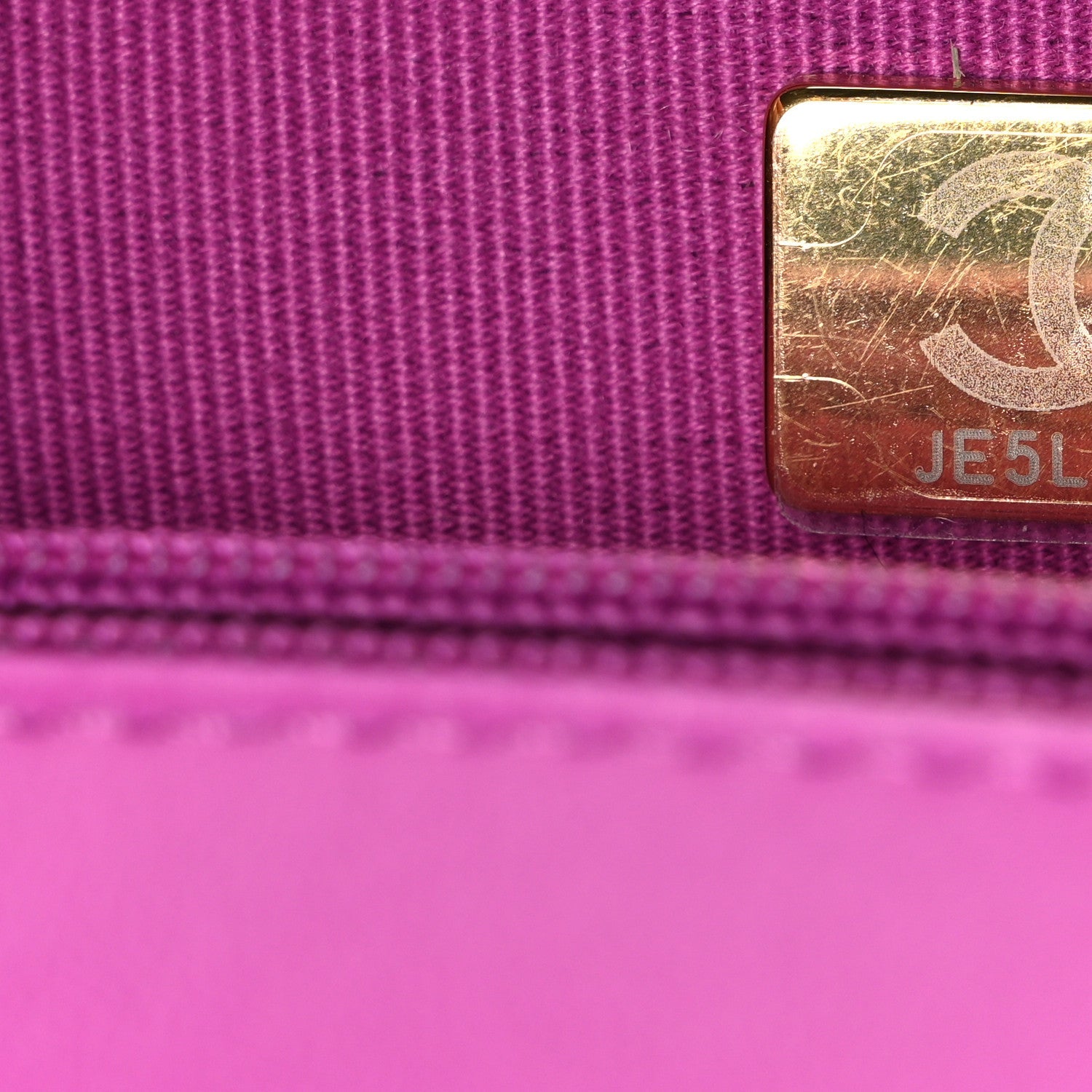 Chanel Lambskin Quilted CC Small Dynasty Flap Purple