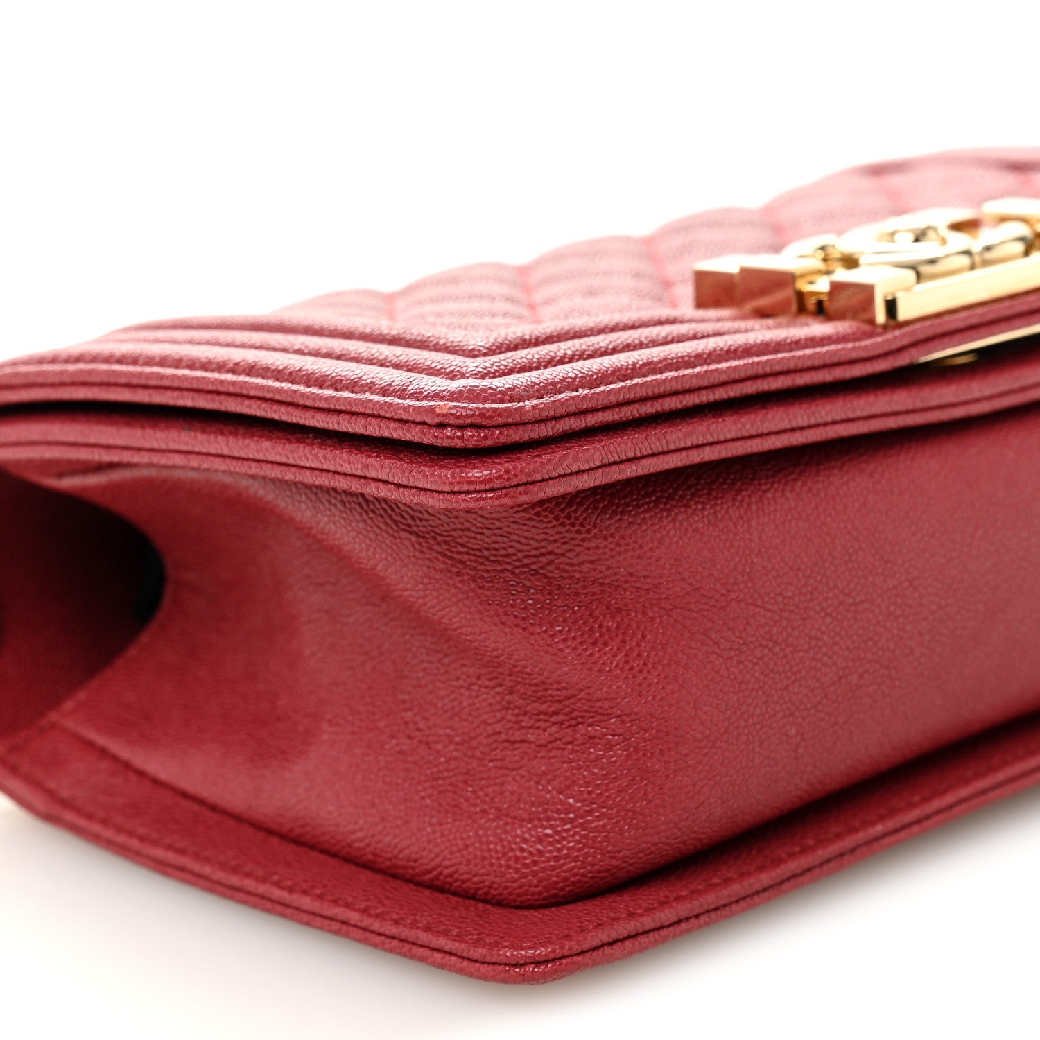 Chanel Caviar Quilted Small Boy Flap Fuchsia