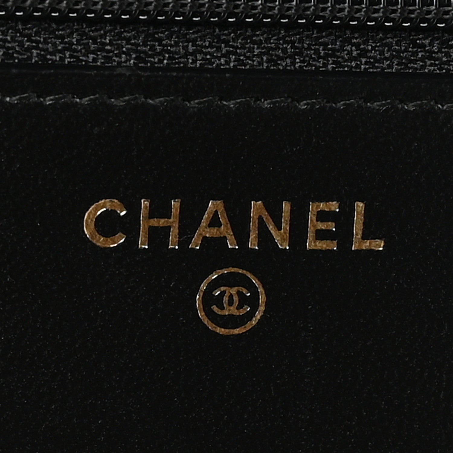 Chanel Lambskin Quilted Trendy CC Wallet On Chain WOC Black