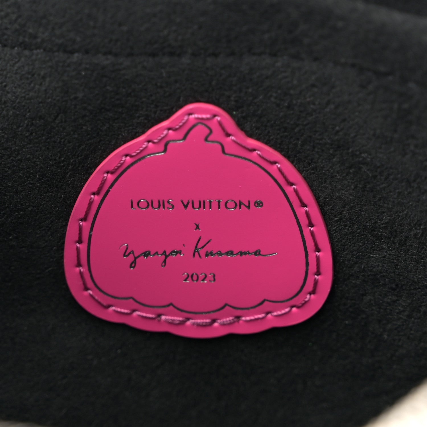 Louis Vuitton LV X YK Empreinte Multi Pochette Accessories Black Fuchsia