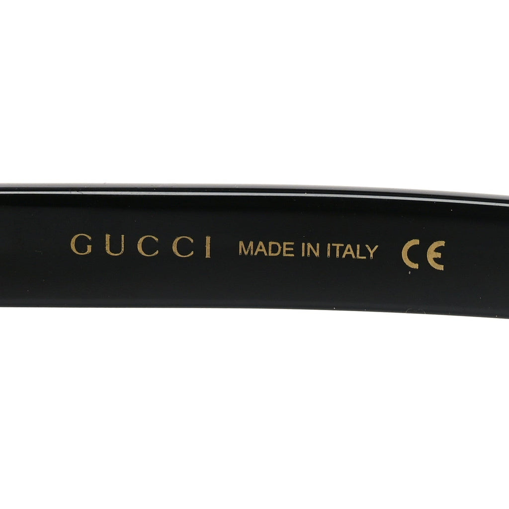 Gucci Acetate Rectangle Sunglasses GG1166S Black Beige