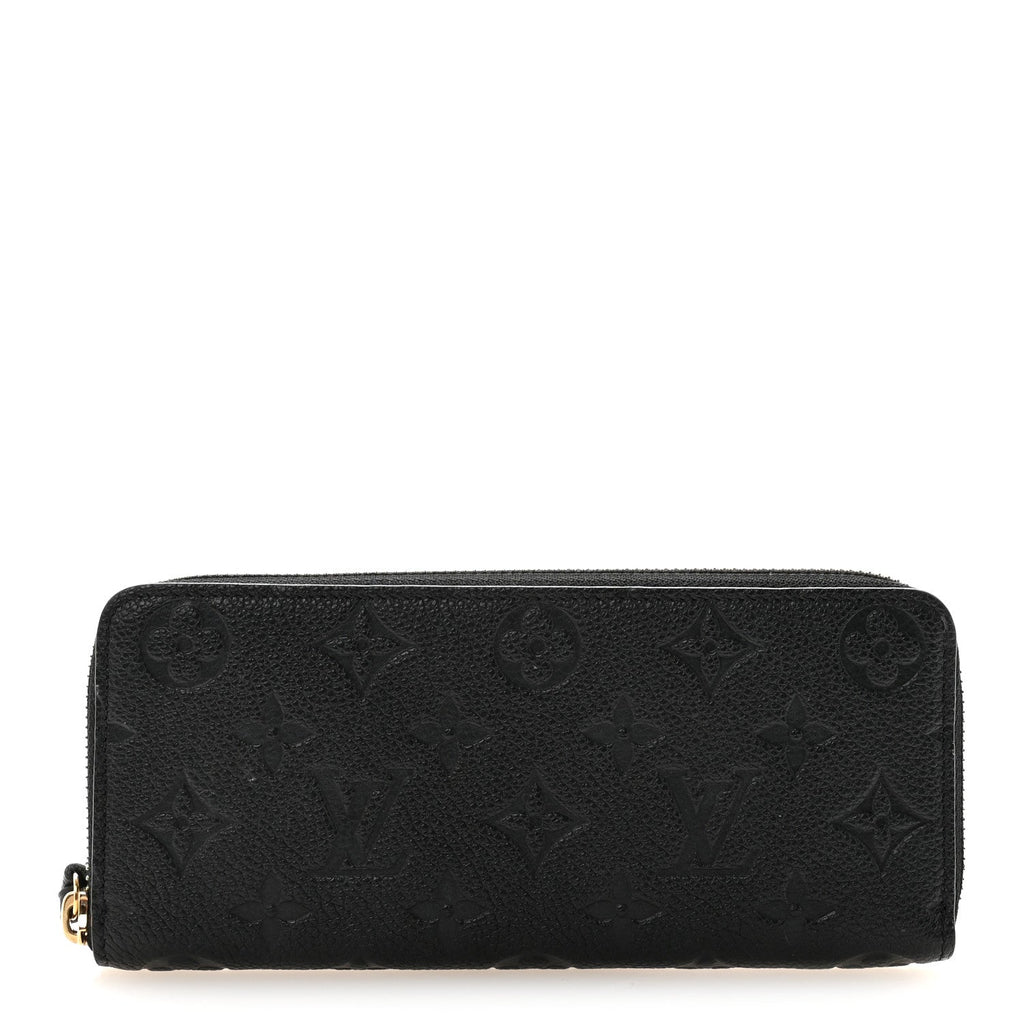 Louis Vuitton Empreinte Clemence Wallet Black