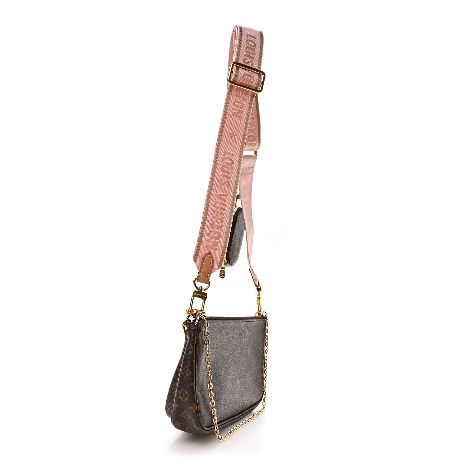 Louis Vuitton Monogram Multi Pochette Accessories Rose Clair