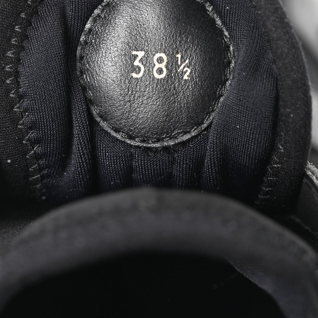 Louis Vuitton Calfskin Run Away Sneakers 38.5 Black