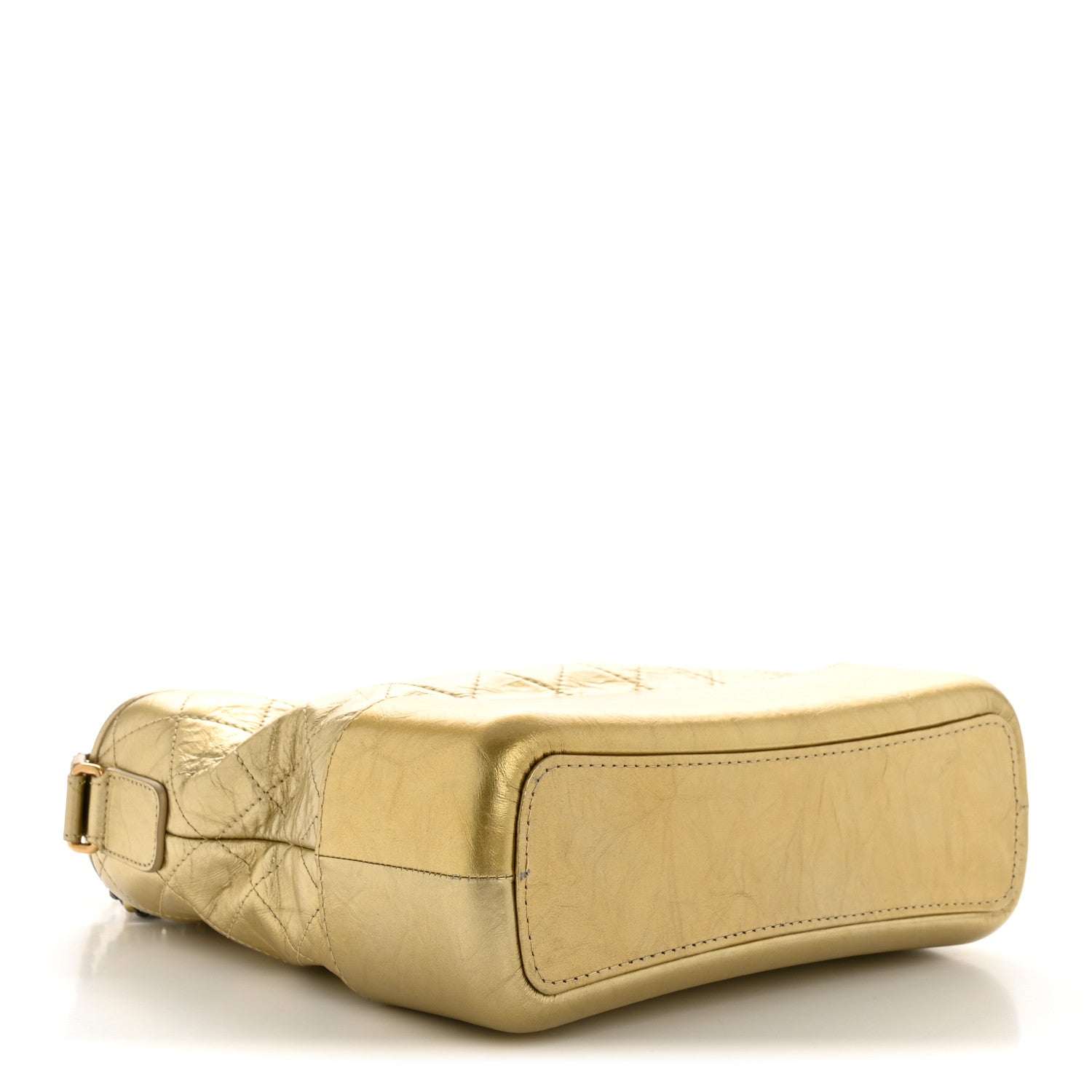 Chanel Metallic Aged Calfskin Quilted Medium Gabrielle Gold