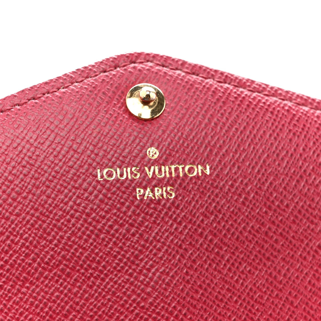 Louis Vuitton Monogram Sarah Wallet NM Fuchsia
