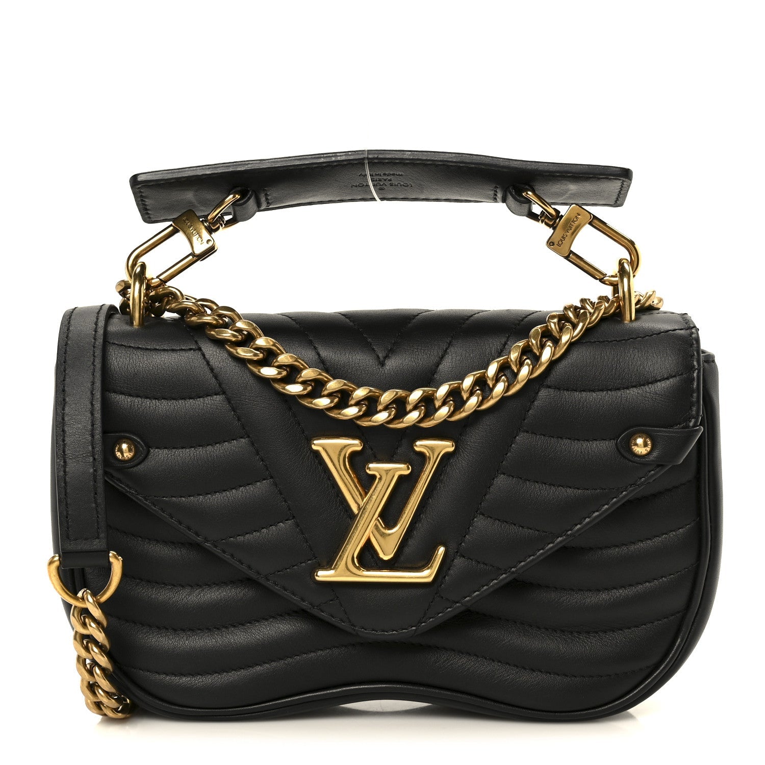 Louis Vuitton Calfskin New Wave Chain PM Black