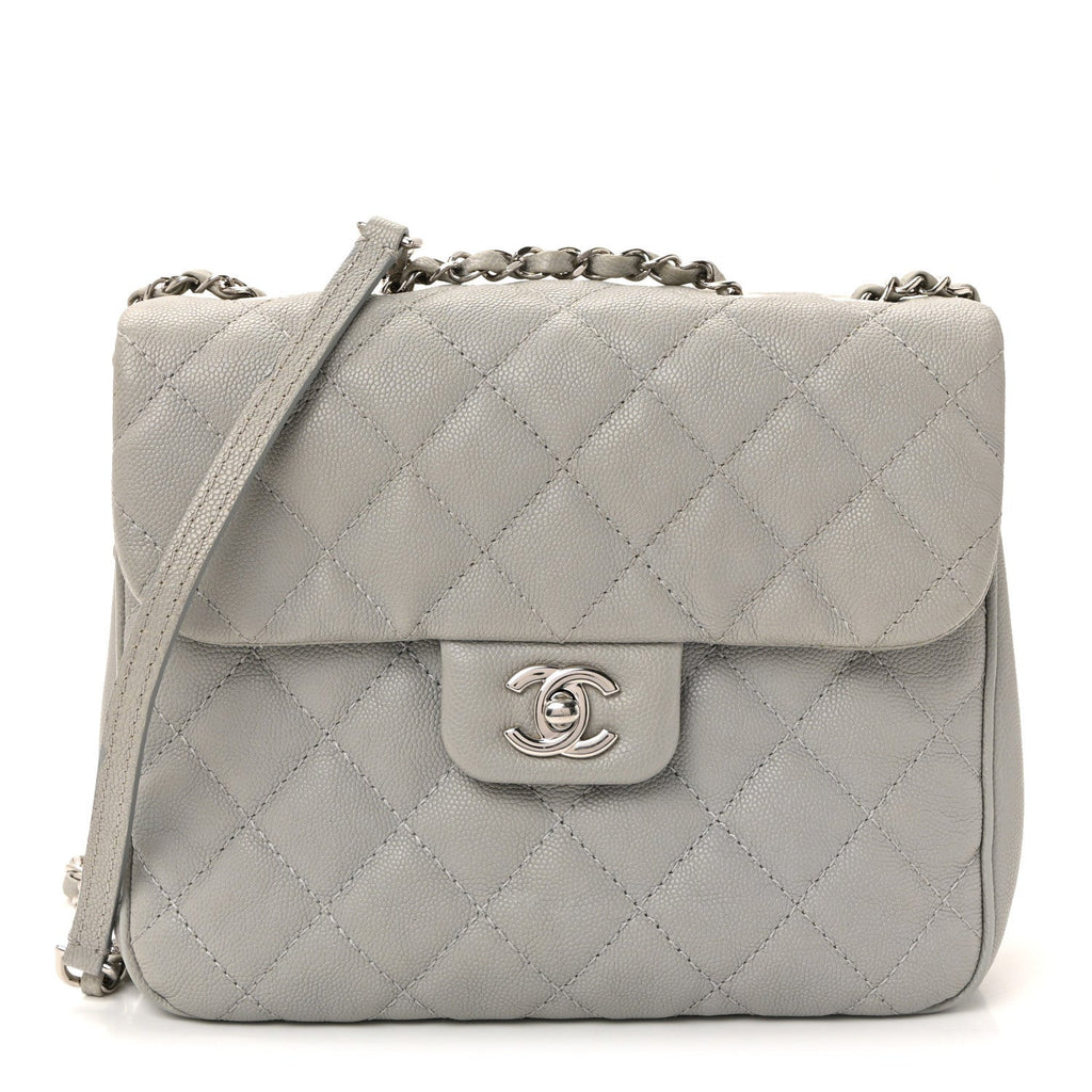 Chanel Caviar Quilted Medium Urban Companion Flap Grey