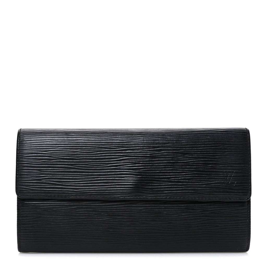 Louis Vuitton Epi Sarah Wallet Black