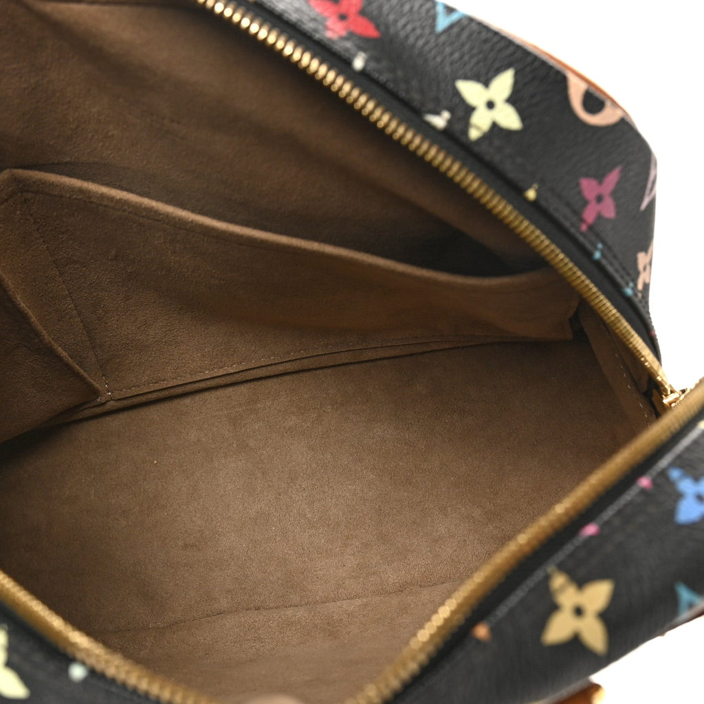 Louis Vuitton Monogram Multicolor Trouville Black