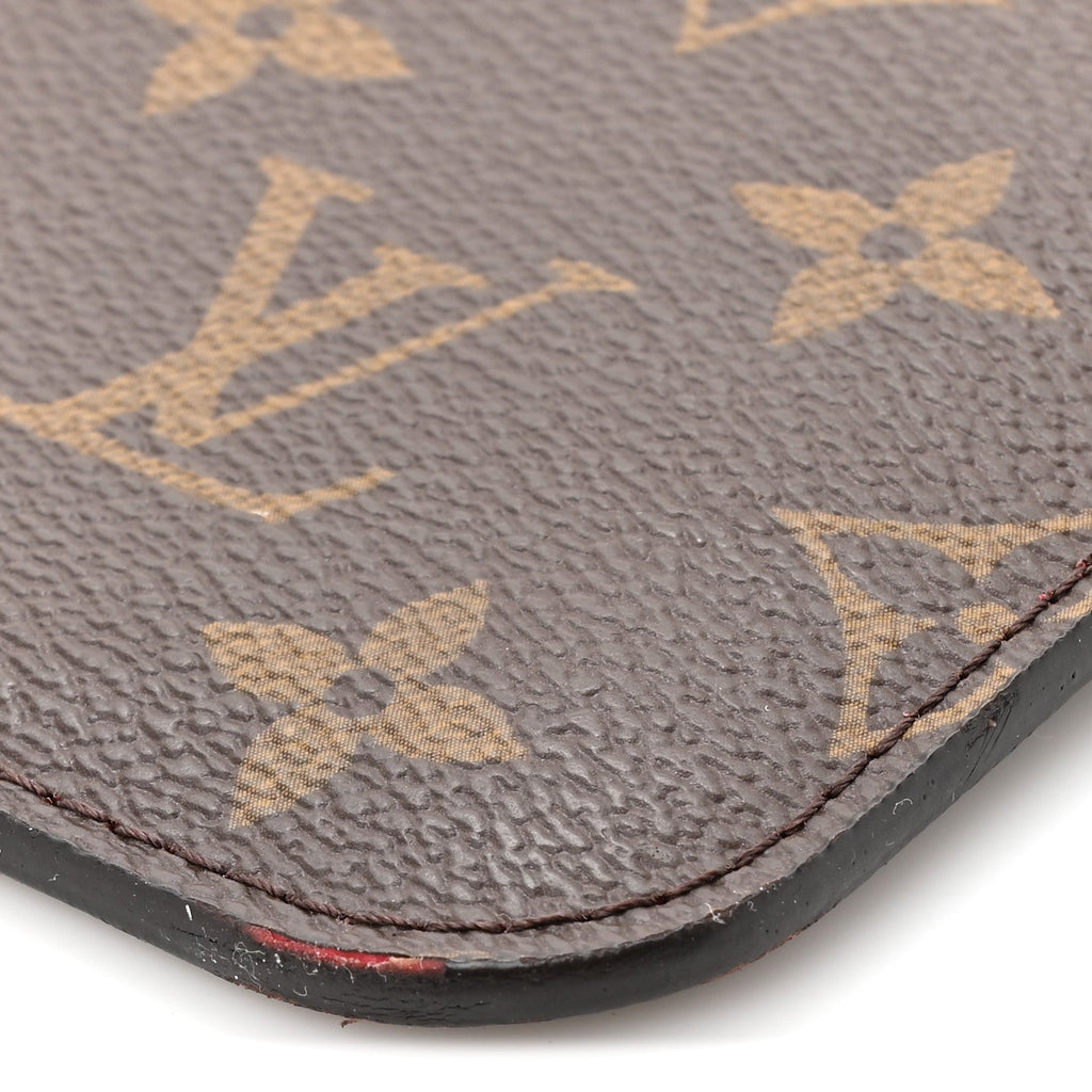 Louis Vuitton Monogram Neverfull MM GM Pochette Cherry