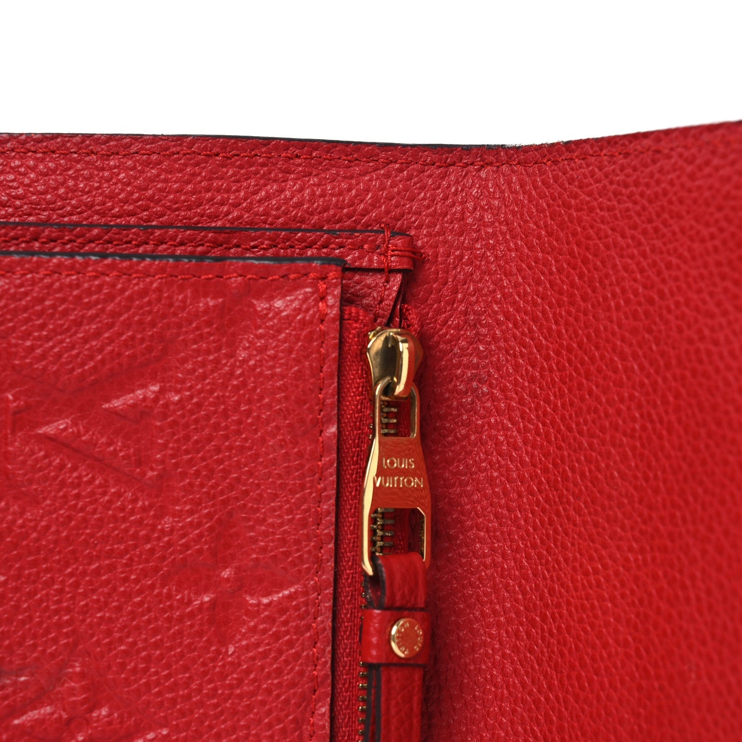 Louis Vuitton Empreinte Compact Curieuse Wallet Cherry