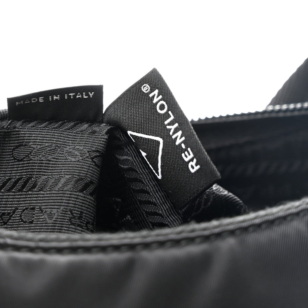 Prada Tessuto Nylon Mini Re-Edition 2000 Bag Black