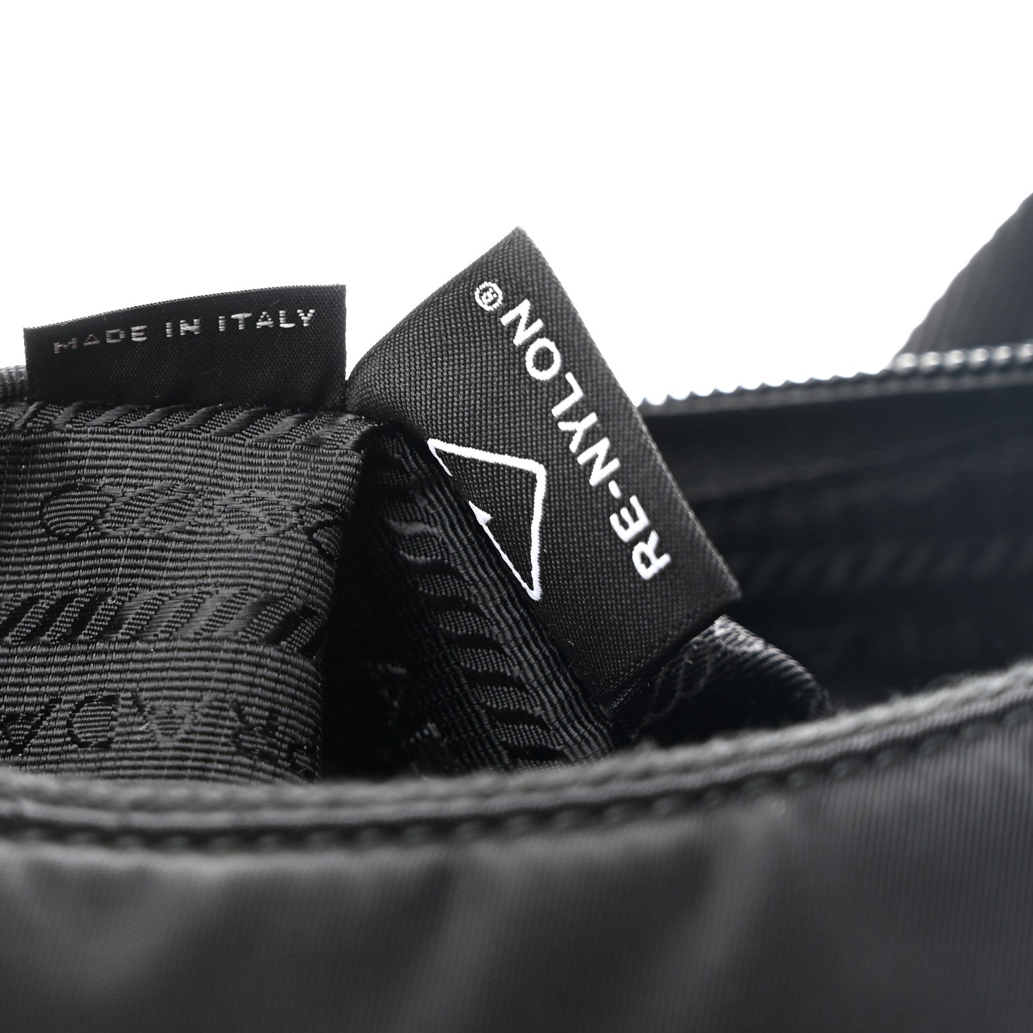 Prada Tessuto Nylon Mini Re-Edition 2000 Bag Black