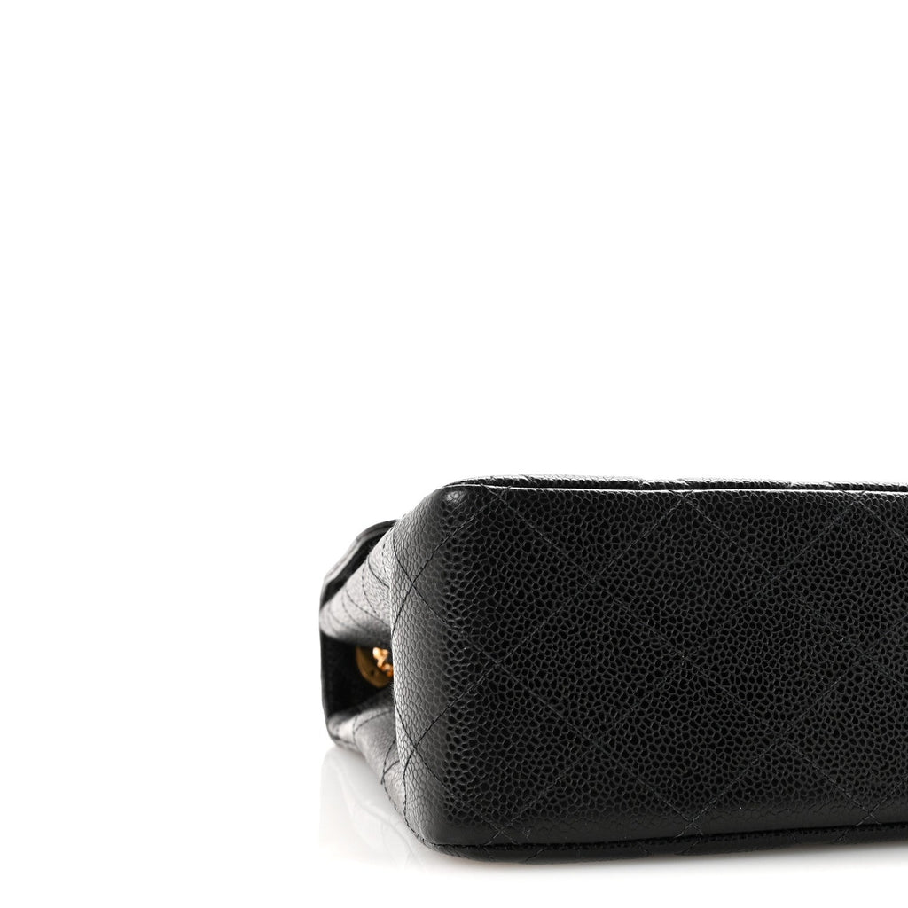 Chanel Caviar Jumbo Single Flap Black