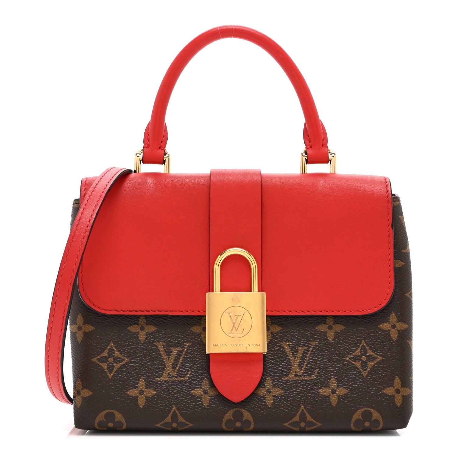 Louis Vuitton Monogram Locky BB Coquelicot