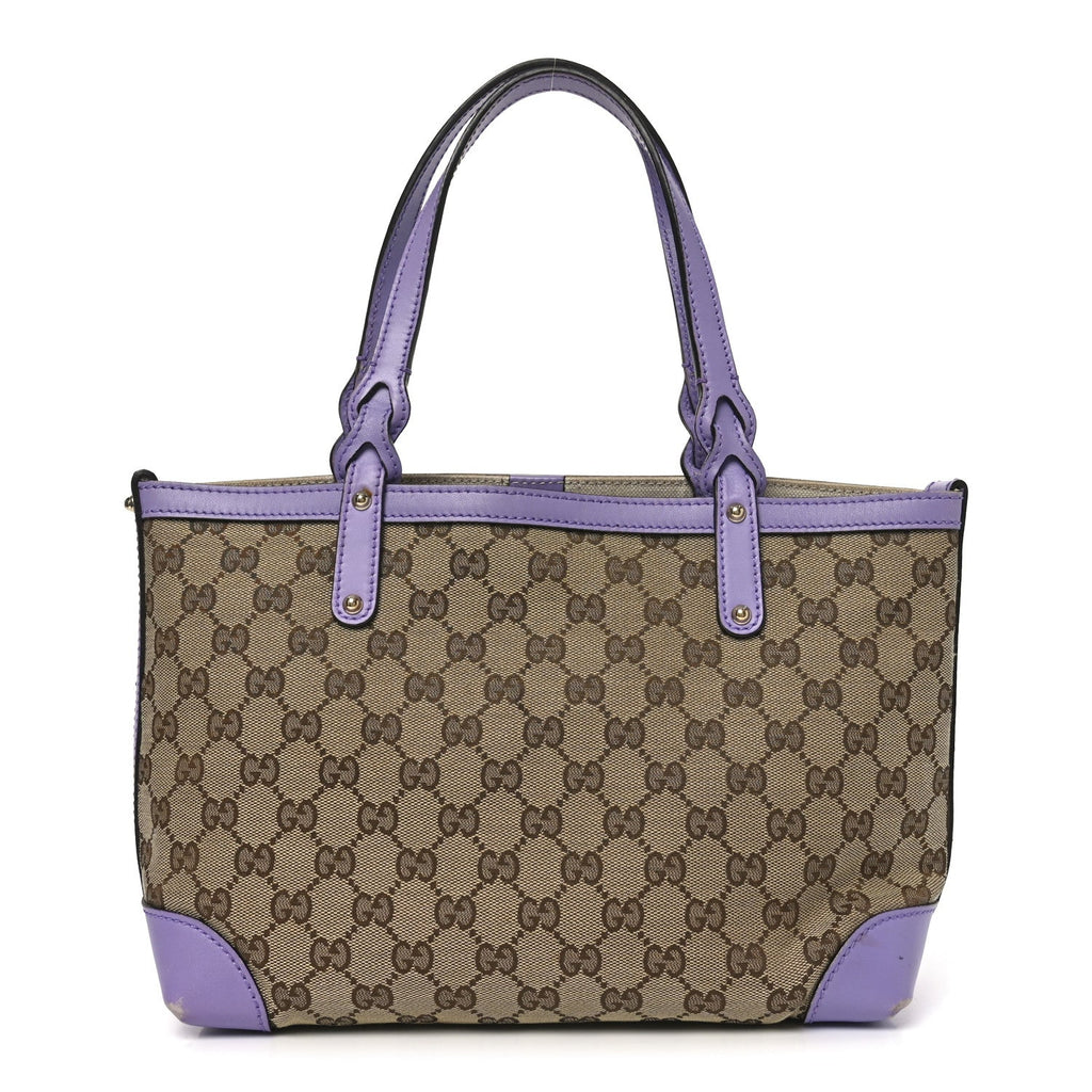 Gucci Monogram Small Craft Tote Lilac