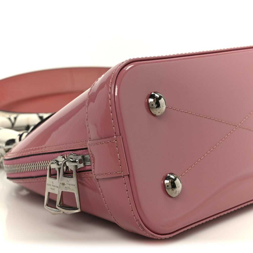 Louis Vuitton Patent Monogram Alma BB Rose Blush