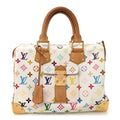 Louis Vuitton Monogram Multicolor Speedy 30 White