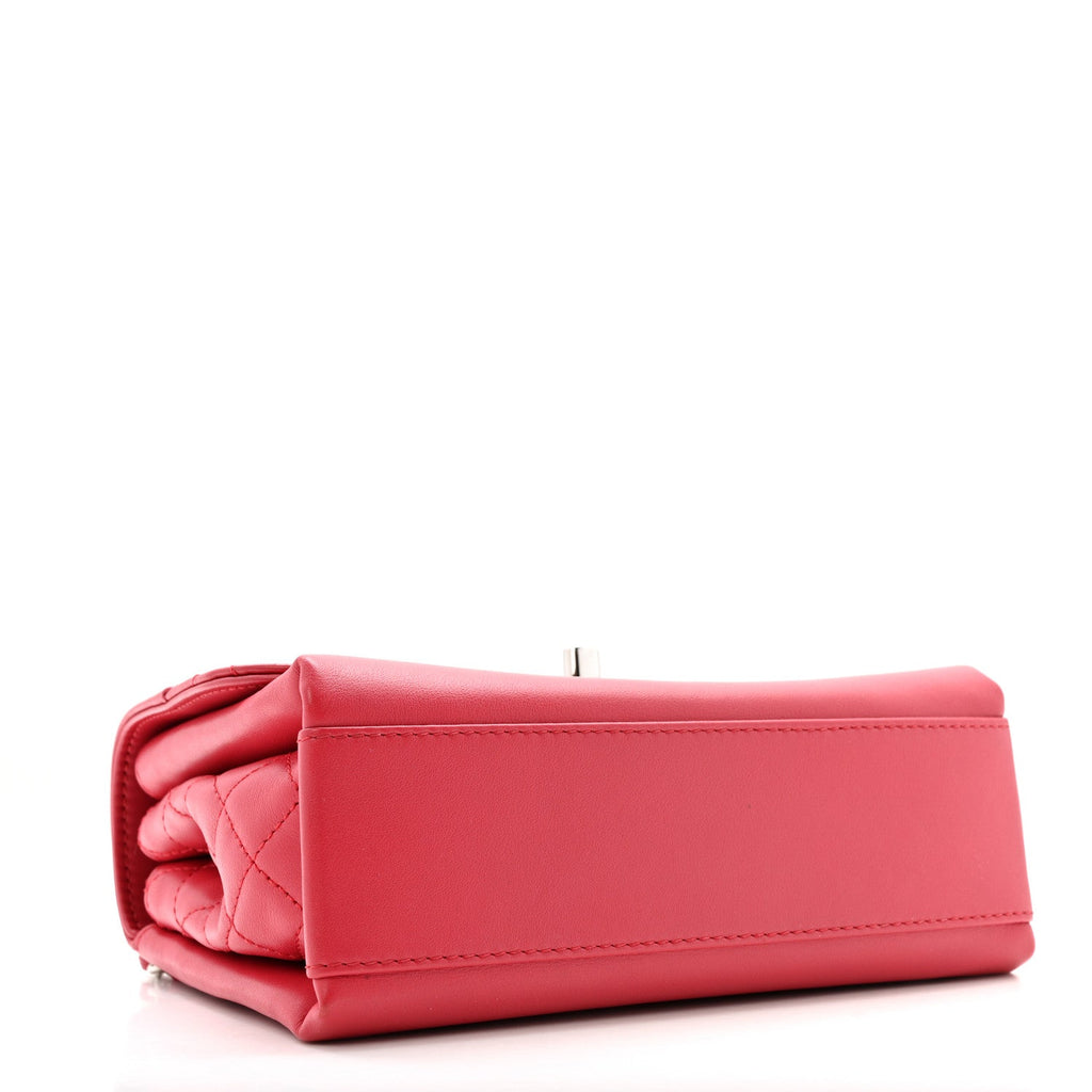 Chanel Calfskin Mini Tramezzo Flap Red