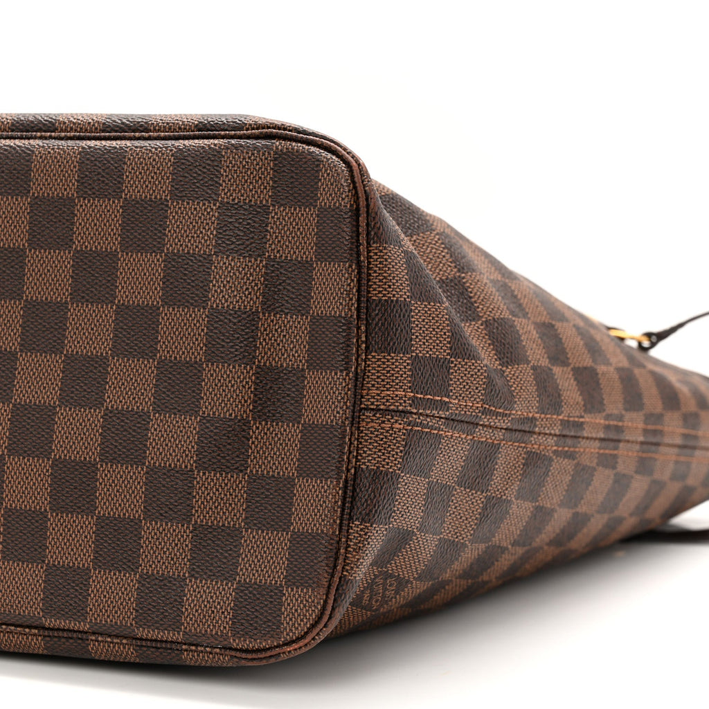 Louis Vuitton Damier Ebene Neo Neverfull MM Rose Ballerine