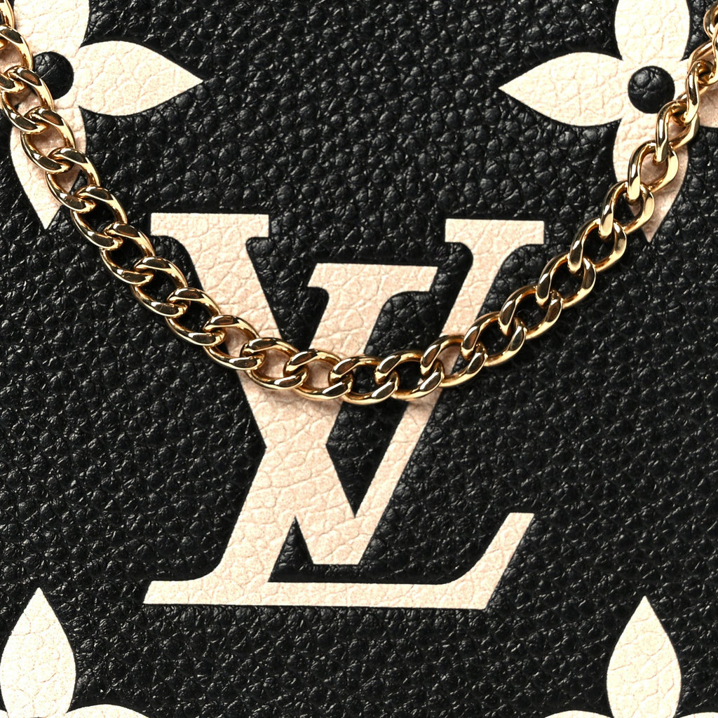 Louis Vuitton Empreinte Monogram Giant Mini Pochette Accessories Black
