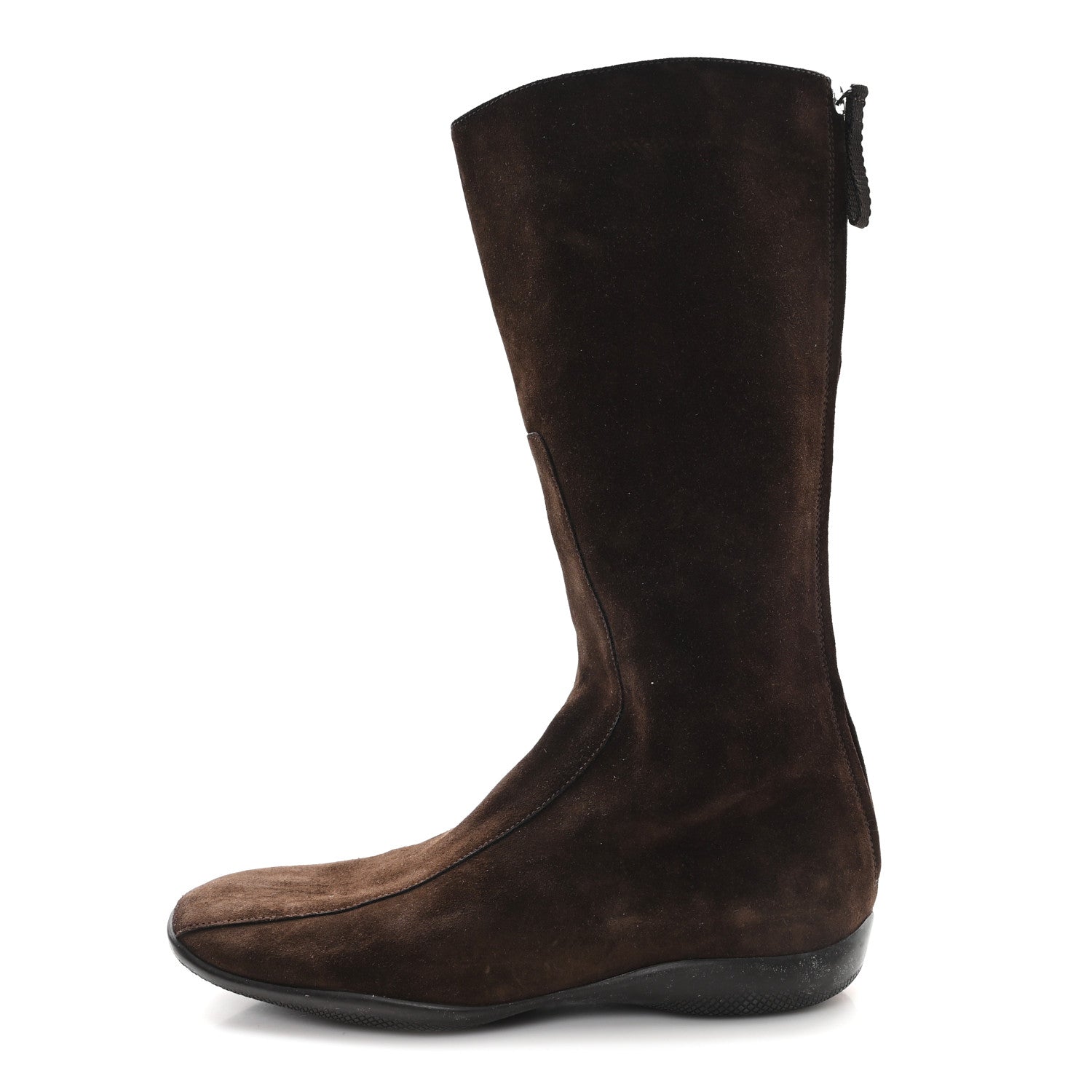 Prada Suede Boots 36.5 Brown