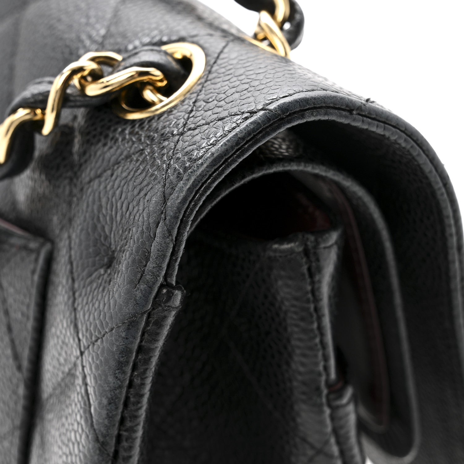Chanel Caviar Quilted Jumbo Double Flap Black