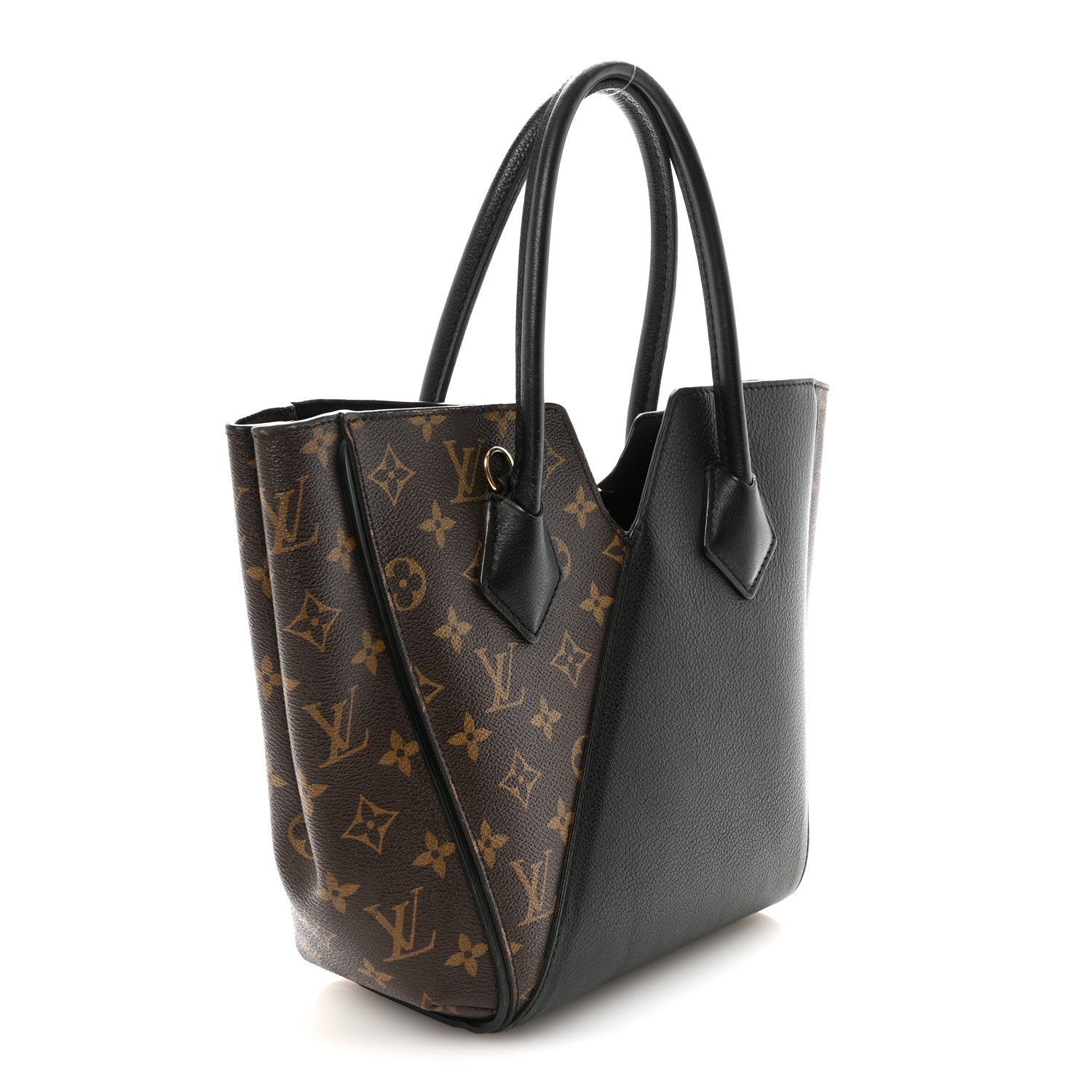 Louis Vuitton Calfskin Monogram Kimono Tote PM Black
