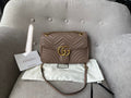 Gucci GG Dusty Pink Marmont Medium Shoulder Bag