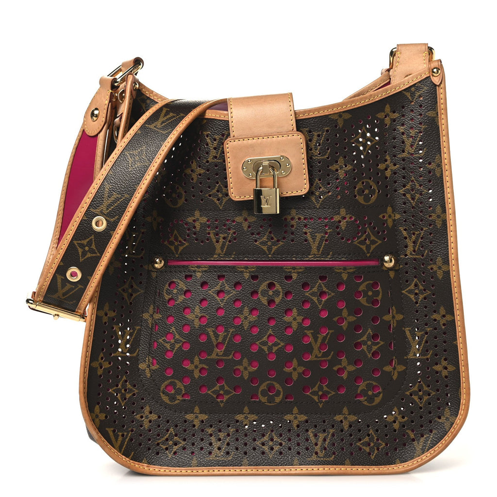 Louis Vuitton Monogram Perforated Musette Fuchsia
